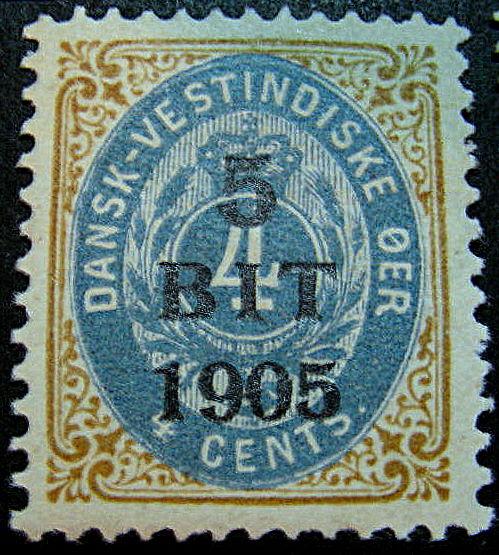 DANISH WEST INDIES 40 Mint FVF Low Start