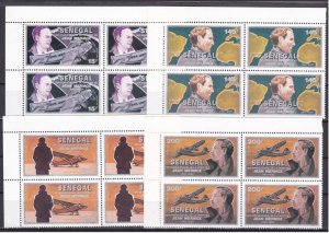 SENEGAL 1991 1993 JEAN MERMOZ AVIONS AVIATION MICHEL Mi. A1252 - D1252 RARE MNH