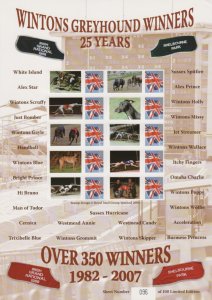 GB 2007 - Wintons Greyhound Winners - Business Smilers Sheet - Ref: BC-187