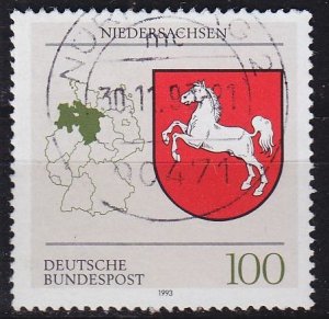 GERMANY BUND [1993] MiNr 1662 ( O/used ) Wapppen