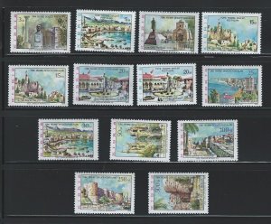 Turkish Republic of Northern Cyprus mnh  sc#  10-22