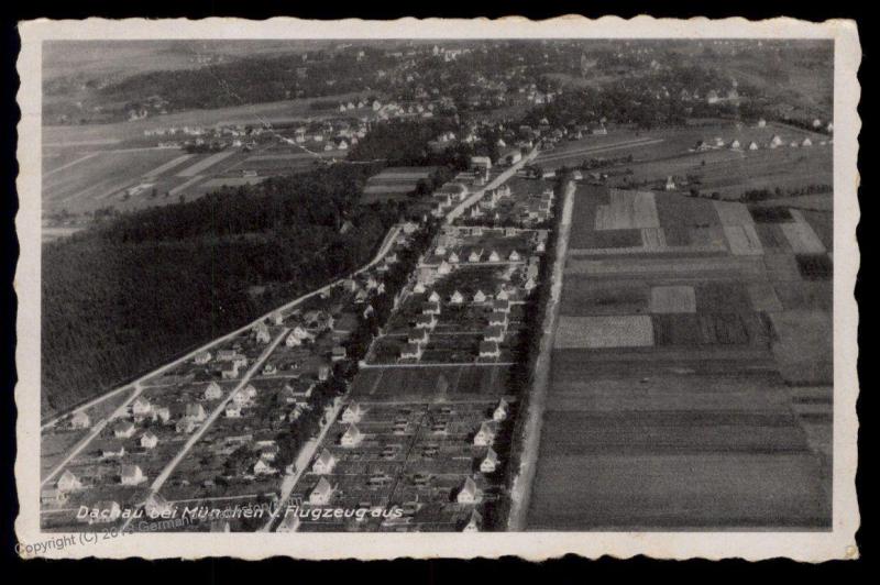 3rd Reich Germany Waffen SS KL KZ Dachau Concentration Camp RPPC Feldpost 88974