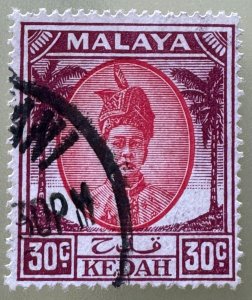 MALAYA 1955 KEDAH 30c Used SG#85a M5586