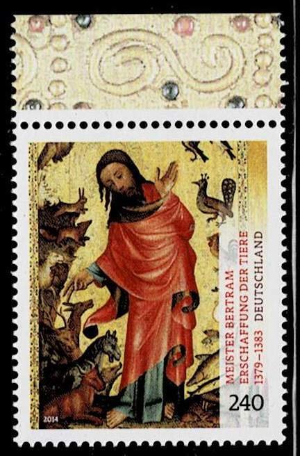 Germany 2014,Sc.#2790 MNH, Creation of the Animals (Meister Bertram)