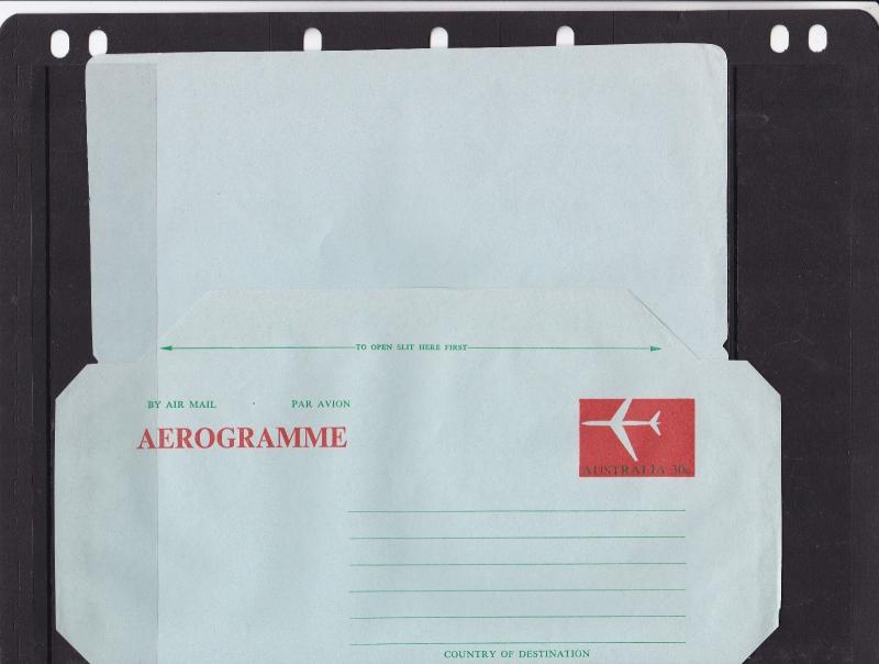 Australia 30c Aerogramme unused VGC