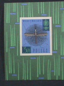 POLAND- MALARIA IMPERF S/S -MNH -VF WE COMBINED AND  SHIP TO WORLD WIDE.