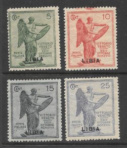 Libya Scott 33-36 Mint Set O/P Victory of Plave stamps 2017 CV $75.00