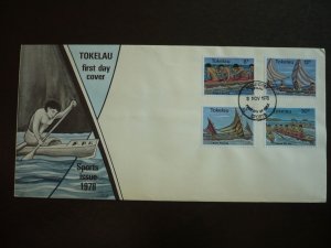 Stamps - Tokelau Islands - Scott# 65-68 - First Day Cover