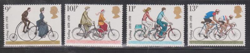 GREAT BRITAIN Scott # 843-6 MNH - Bicycles