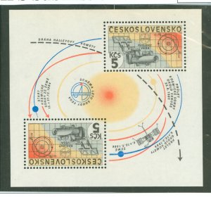 Czechoslovakia & Czech Republic #2554 Mint (NH) Souvenir Sheet (Space)