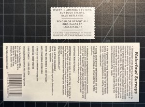 US Stamps - SC# RW 72 & 72A - Gum & Self Adhesive - SCV $57.50