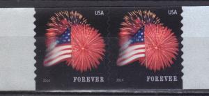 #4854, Pair. Star Spangled Banner MNH, 4-ever