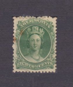 1860 Nova Scotia 8 MH Queen Victoria