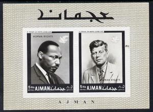 Ajman 1968 Human Rights (Kennedy & Martin Luther King...