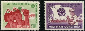 South Vietnam SC# 270-1 Farm Boy and Girl set MNH