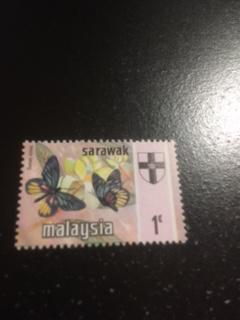 Malaysia Sarawak sc 24 MH Butterfly