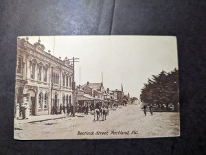 1922 Australia RPPC Postcard Cover Portland Victoria to Rovigno Italy