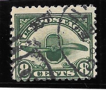 U.S. Scott #C4 Used 8c Air Mail stamp 2018 CV $12.50