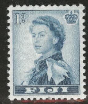 FIJI Scott 148 MH* 1954 QE2 stamp