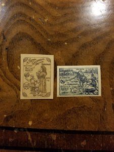 Stamps Azerbaijan Scott #B1-2 nh