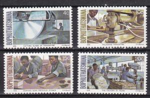 Bophuthatswana # 29-32, Factory Scenes, Mint NH