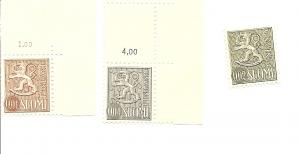 Finland 457-59 MNH