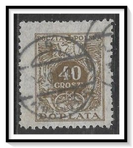 Poland #J77 Postage Due Used