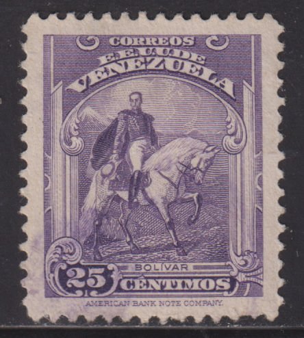 Venezuela 406 Simón Bolívar, Horseback 1947