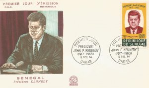 Kennedy Senegal FDC #!