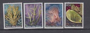 J44062 JL Stamps 1983 papua new guinea set mnh #588-91 corals