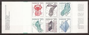 1984 Sweden -Sc 1501a - MNH VF - complete booklet - Swedish Patent System