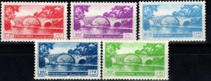 Lebanon #238-42  F-VF Unused  CV $75.90 (X2693)