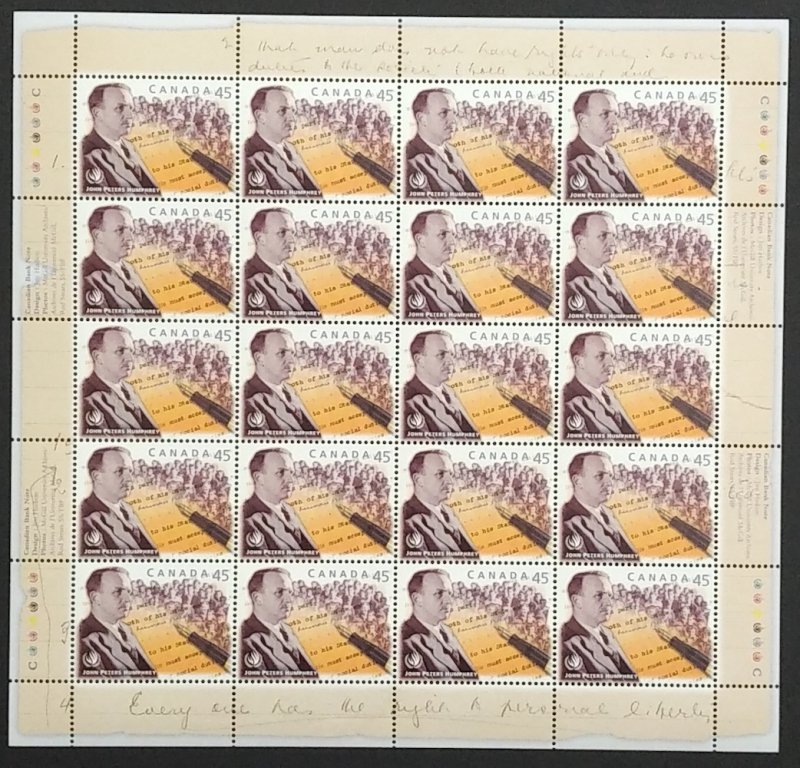 Canada 1761 Sheet MNH