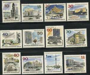GERMANY BERLIN Sc#9N223-9N234 1965-66 New Berlin Complete OG Mint NH