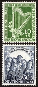 Germany Stamps # 9NB4-5 MLH VF Scott Value $33.00