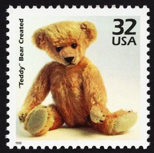 US 3182k MNH VF 32 Cent Teddy Bear Celebrate the Century 1900