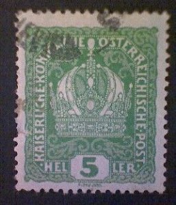 Austria (Österreich), Scott #146, used(o), 1916, Kaiser Crown, 5h