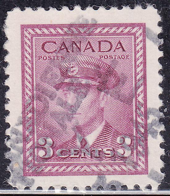 Canada 252 King George VI WWII War 1943