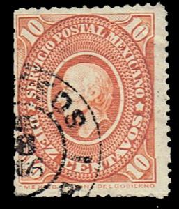 Mexico - 1885 - Scott #171 - Used