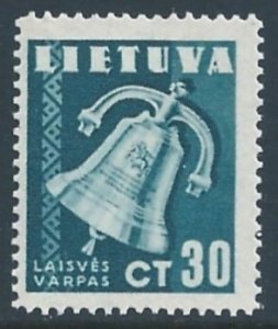 Lithuania #321 NH 30c Liberty Bell