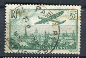 FRANCE; 1936 early Airmail issue fine used 85c. value