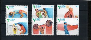 CUBA 1983 SPORTS SET OF 6 STAMPS MNH