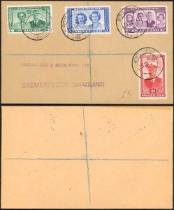 Swaziland 1947 Royal Visit Cover