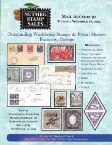 Nutmeg Stamp Sales - Outstanding Worldwide Stamps & Posta...