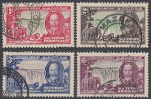 Southern Rhodesia 33-36 Used CV $45.25