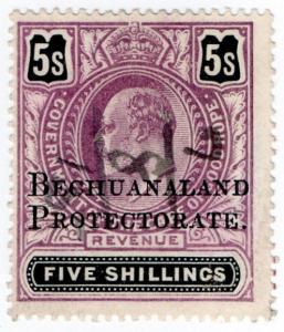(I.B) Bechuanaland Protectorate Revenue : Duty Stamp 5/-