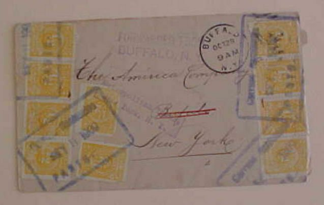 COLOMBIA  10 or MORE STAMPS on 1945 COVER TO NY FROM PASTO