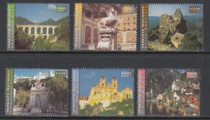 UN Vienna 302-307 MNH VF