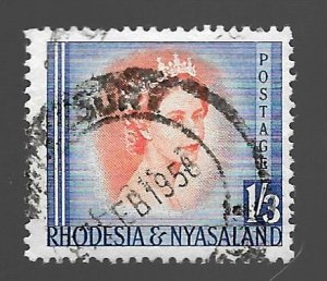 Rhodesia & Nyasaland 1954 - U - Scott #150 *