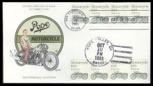 #1899 Motorcycle 1913 Collins FDC